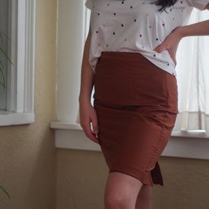 Brick Colored Skirt